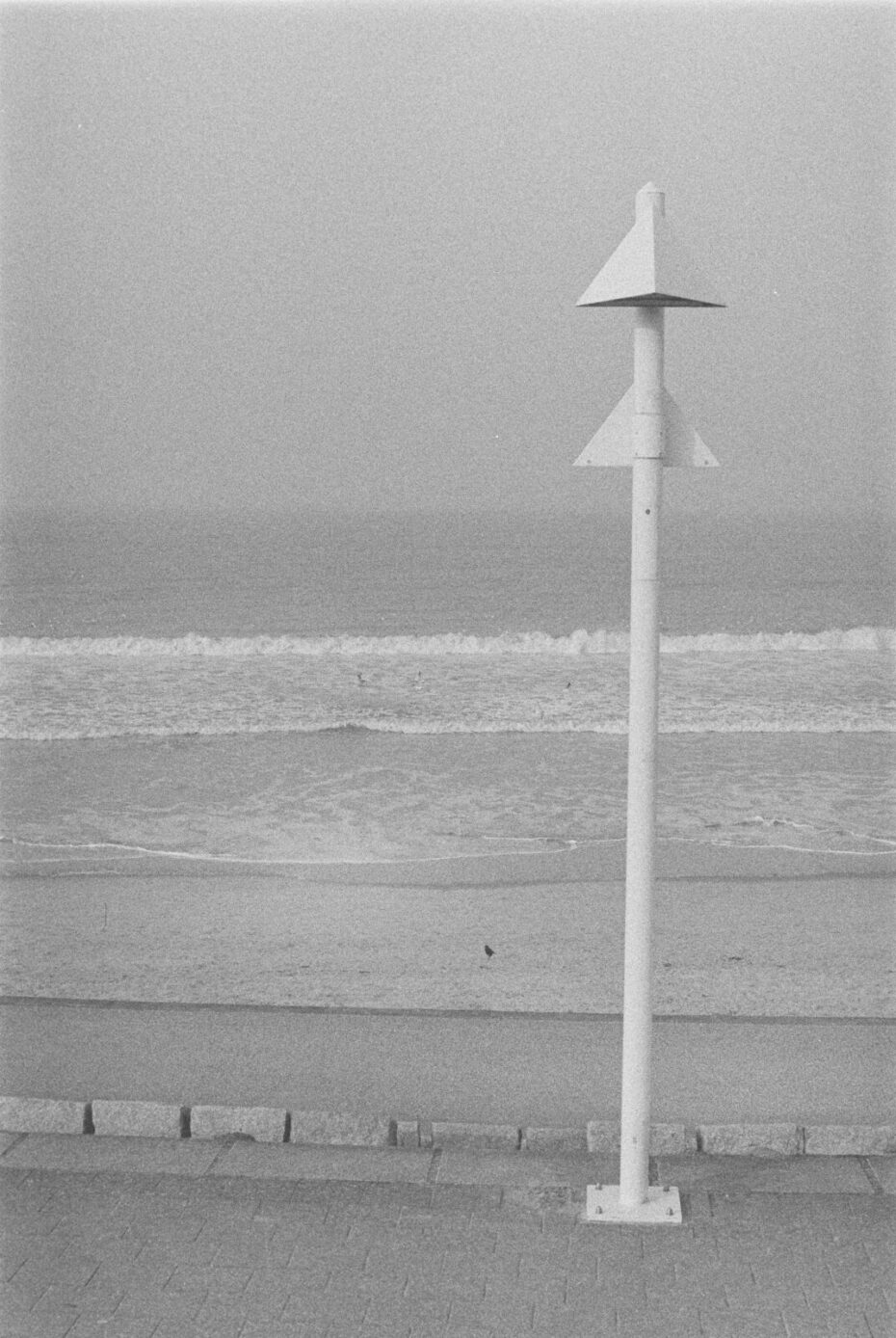 Laternenmast an der Strandpromenade